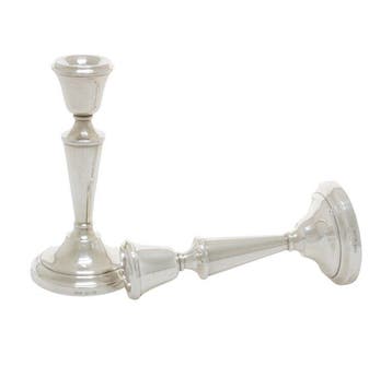 J M-A, Birmingham - Kaarsenhouder (2) - .925 zilver -, Antiek en Kunst
