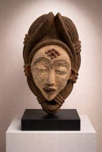 Masker Punu Mukudji - masker punu - Punu - Gabon (Zonder