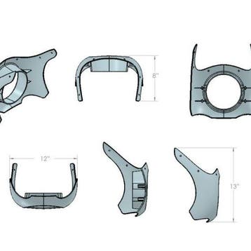 Burly Brand Outlaw Fairing, Ophalen of Verzenden, Nieuw
