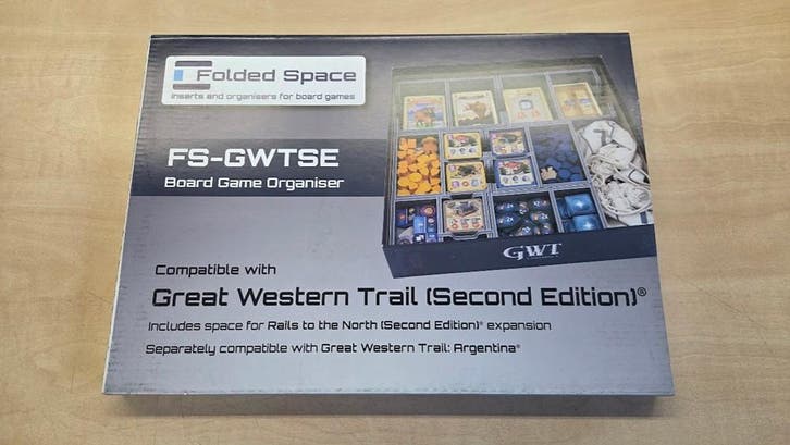 Great Western Trail 2nd Edition Bordspel Organiser | Folded, Hobby en Vrije tijd, Gezelschapsspellen | Bordspellen, Nieuw, Verzenden