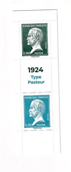 Frankrijk 2024 - Zeldzaam carnet-type Pasteur - Yvert carnet, Gestempeld