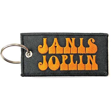 Janis Joplin Logo Patch Sleutelhanger officiële merchandise, Ophalen of Verzenden, Nieuw, Gebruiksvoorwerp