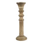 kandelaar mango hout 40cm*, Verzenden, Nieuw
