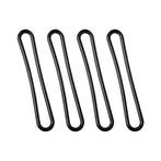 ProPlus Spanrubber - Ø 8 x 200 mm - Zwart - 4 stuks, Ophalen of Verzenden, Nieuw