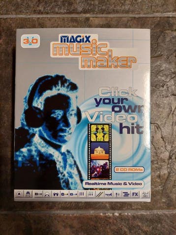 Magix Music Maker 3.0 (tweedehands pc game), Ophalen of Verzenden, Zo goed als nieuw