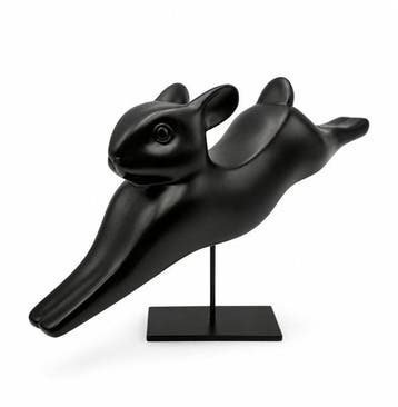 Parastone - Daprès François Pompon - sculptuur, ***Lapin, Antiek en Kunst