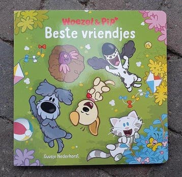 Woezel en Pip - Beste vriendjes - kartonnen boek -, Boeken, Verzenden, Gelezen, Guusje Nederhorst