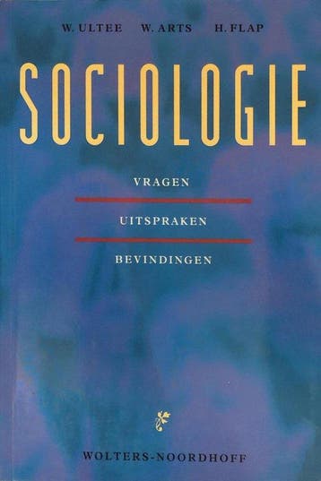 SOCIOLOGIE VRAGEN UITSPRAKEN DR 2 - ULTEE 9789001872823, Verzenden, Gelezen, ULTEE