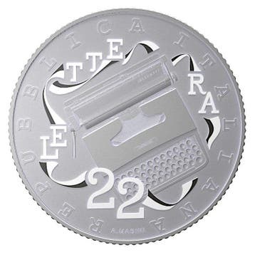 Italië 5 Euro Olivetti 2020 Wit, Verzenden