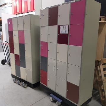 20-deurs CP lockerkast (met schade) - 195x122x48 cm, Ophalen of Verzenden, Nieuw