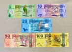 Fiji. - 5 Banknotes - Various Dates (Zonder minimumprijs)