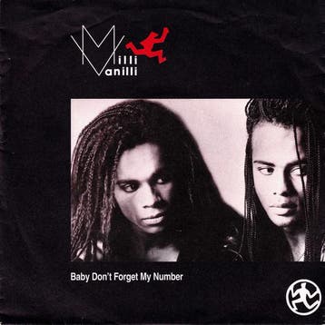 Milli Vanilli - Baby Dont Forget My Number, Ophalen of Verzenden, Gebruikt