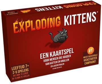Exploding Kittens (NL versie) - Kaartspel | Exploding, Verzenden, Nieuw