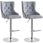 Set Van 2 Barkrukken Draaistoelen Met Voetensteun, In Hoogte, Verzenden, Nieuw