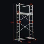 Opvouwbare Steiger 95mm Wielen | Nieuw | Beperkte Voorraad, Ophalen of Verzenden, Nieuw, Rolsteiger of Kamersteiger, 2 tot 5 meter