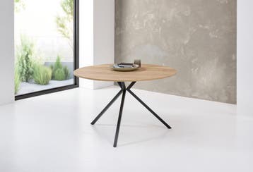 Pulse vergadertafel, Ø120cm, natuur eiken, Overige plaatsen, Ophalen of Verzenden, Nieuw in verpakking, Bureau