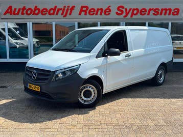 Zakelijke Lease |  Mercedes-Benz Vito 116 CDI Lang | Bluetoo, Stof, Gebruikt, Wit, Mercedes-Benz