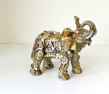 Exclusief S.Buru - sculptuur, STATUE-signed-***WALKING