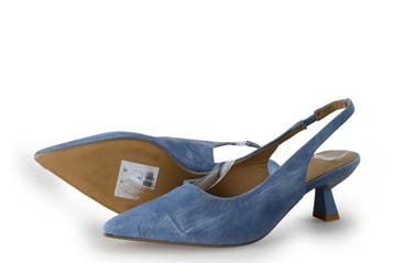 Manfield Slingbacks in maat 37 Blauw, Kleding | Dames, Zo goed als nieuw, Manfield, Verzenden, Blauw