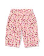 HEMA Newborn broek comfort fit mousseline bloemen ecru, Verzenden, Nieuw
