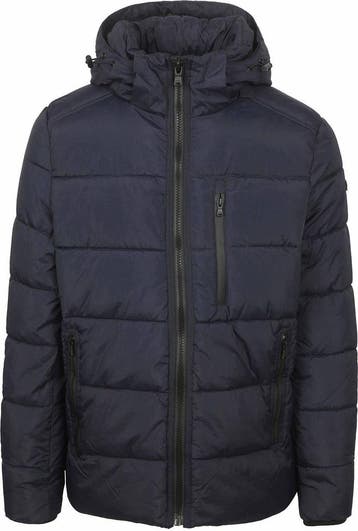 McGregor Jas Hooded Puffer Navy maat S Heren, Kleding | Heren, Jassen | Winter, Nieuw, Maat 46 (S) of kleiner, Verzenden, McGregor