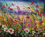Evelina Vine (XXI) - Wild flower meadow, Antiek en Kunst
