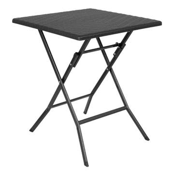 Inklapbare Tafel | Kunststof/Staal | Zwart | In-/Outdoor |, Zakelijke goederen, Horeca | Keukenapparatuur, Verzenden, Nieuw in verpakking