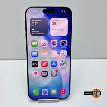 iPhone 16 Pro Max 256GB Zwart, Verzenden, Gebruikt
