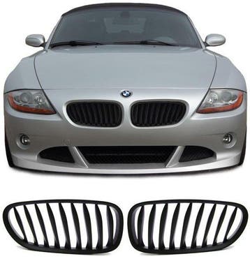 BMW Z4 E85 E86 Mat Zwarte Nieren Grill B6073, Auto-onderdelen, Carrosserie en Plaatwerk, Nieuw
