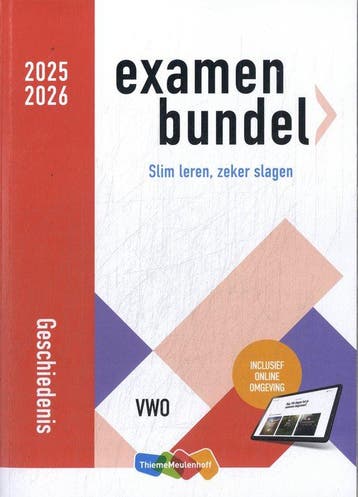 9789006995312 Examenbundel Geschiedenis vwo 2025/2026, Boeken, Schoolboeken, Verzenden, Zo goed als nieuw