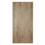 Houten tafelblad salontafel - 4cm dik eiken - Rechte afwerki, Huis en Inrichting, Tafels | Salontafels, Verzenden, Nieuw
