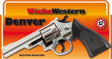 Wicke pistool Denver chroom 12 scho van €16,99 voor €15,29, Kinderen en Baby's, Speelgoed | Overig, Ophalen of Verzenden, Nieuw