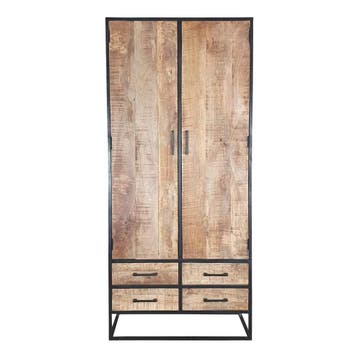Mangohouten Kast Lowen 90 cm, Verzenden, Nieuw