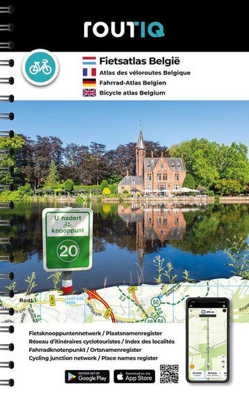 9789028706002 Routiq - Routiq fietsatlas Belgie, Verzenden, Nieuw