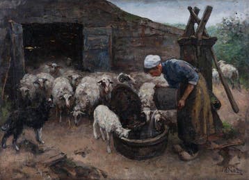 Willem Hendrik van der Nat (1864-1929) - Water voor de