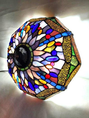 Tiffany Libélula - Plafondlamp - Loodkristal - Plafondlamp