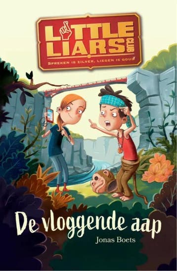 De vloggende aap / Little Liars Club / 1 - Jonas Boets, Verzenden, Zo goed als nieuw, Jonas Boets