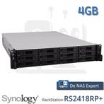 NAS Synology RS2418RP+ 4Gb refurbished, Ophalen of Verzenden, Refurbished