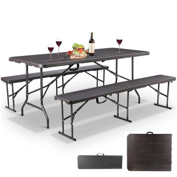 MaxxGarden Vouwtafel - Inklapbare Picknickset - met 2 Zit..., Verzenden, Nieuw