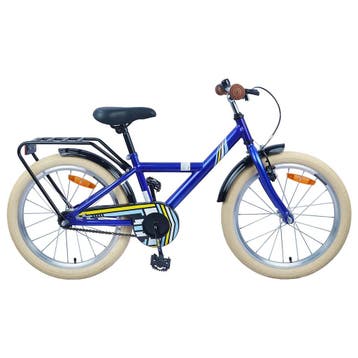 vidaXL Kinderfiets 18 Inch voor 5-7 jaar Donkerblauw, Verzenden, Nieuw