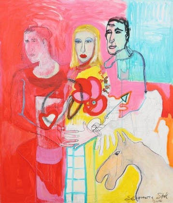 Eleonora Stol (1946-2022) - Figuren en paard