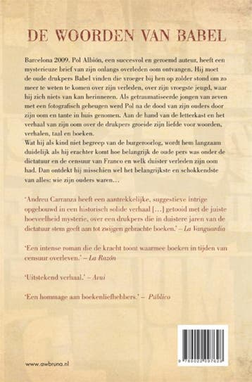 De woorden van Babel - Andreu Carranza 9789022997628, Verzenden, Gelezen, Andreu Carranza
