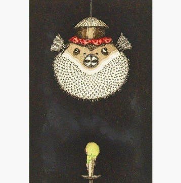 Fugu Chchin (Kogelvislantaarn) (1978) - Ets - Hiroto