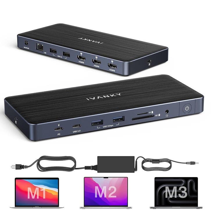 iVANKY FusionDock Pro 1 – 14in1 DisplayLink Docking Statio, Computers en Software, Overige Computers en Software, Nieuw, Verzenden