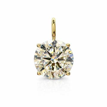 Zonder minimumprijs - Hanger - 14 karaat Geel goud - 4.01ct., Sieraden, Tassen en Uiterlijk, Antieke sieraden