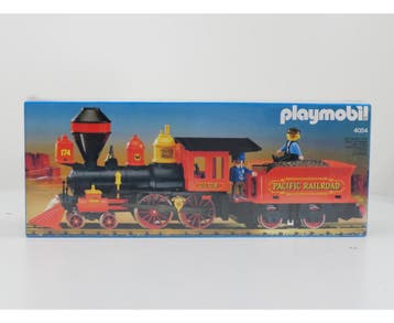 Playmobil 4054 Western stoomlocomotief “Pacific Railroad, Ophalen of Verzenden, Gebruikt, Locomotief, Analoog