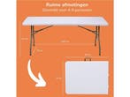 Opvouwbare Tafel Inklapbare Tafel 180x70x74 cm - Klaptafel, Verzenden, Nieuw