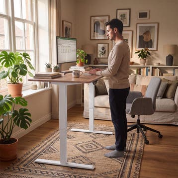 Elektrisch in hoogte verstelbaar bureau Loki, 2 standen, Huis en Inrichting, Bureaus, Verzenden, Nieuw