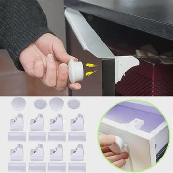 Magnetische Kindersloten - Onzichtbare Veiligheid voor Laden, Verzenden, Nieuw