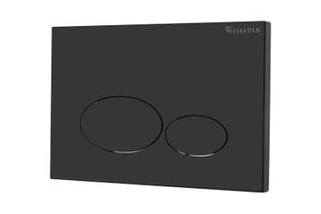 X32 Metal drukplaat voor inbouwreservoir mat zwart, Ophalen of Verzenden, Nieuw
